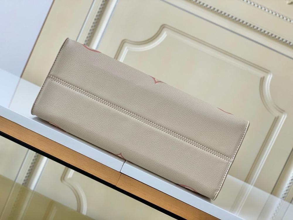 Elegant Refined Leather Shoulder Bag 35x27x14cm
