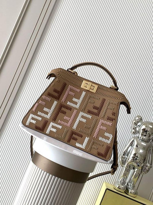 Calfskin Top Handle Bag Style 971420146