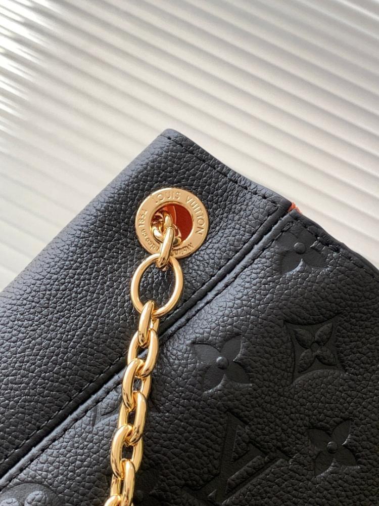 Modern Italian-Inspired Monogram Leather Shoulder Bag 34x20x13cm