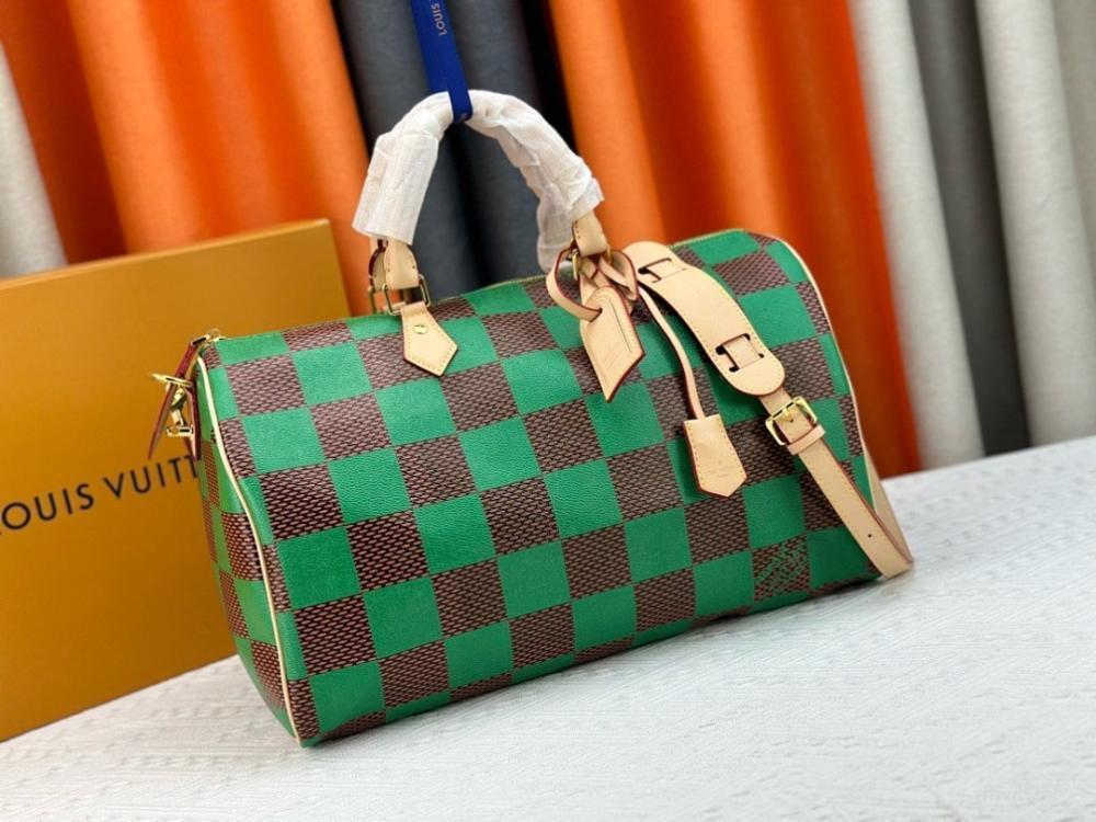 Stylish Refined Printed Leather Top Handle Bag 40x26x23cm