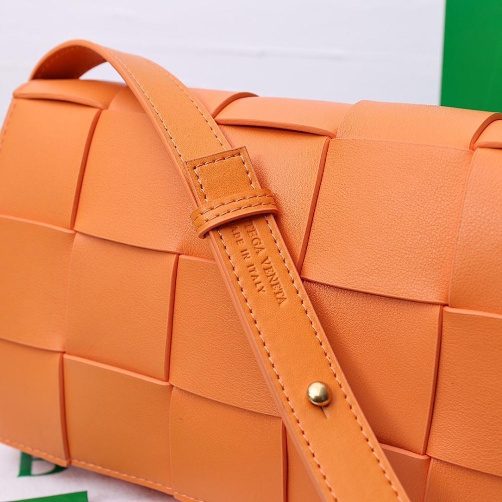 Modern Woven Calfskin Crossbody Bag