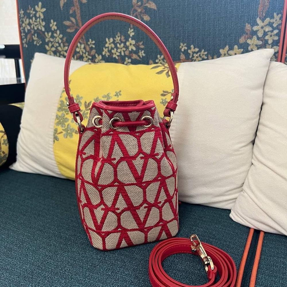 Stylish Refined Printed Leather Shoulder Bag 12x18x10cm