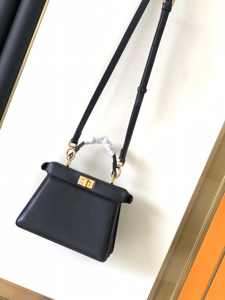 Leather Top Handle Bag Style 615257845