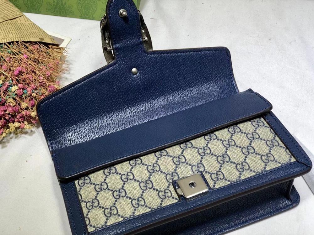 Alma Beige Canvas Top Handle Bag Beige/Blue 25x13.5x7cm Style 552652292