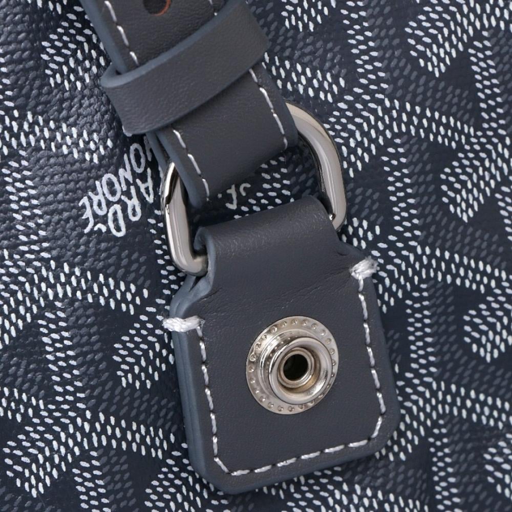 Modern Black Leather Shoulder Bag Black/Brown