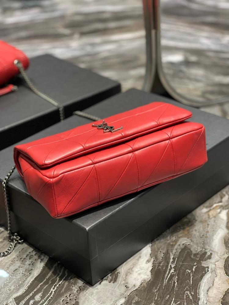 Luxury Patchwork Lambskin Shoulder Bag 25x15x7.5cm