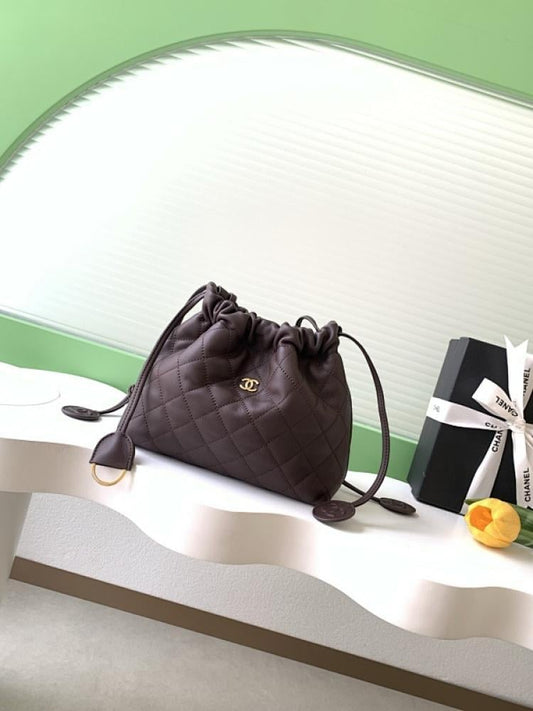 Leather Bucket Bag Style 360715130