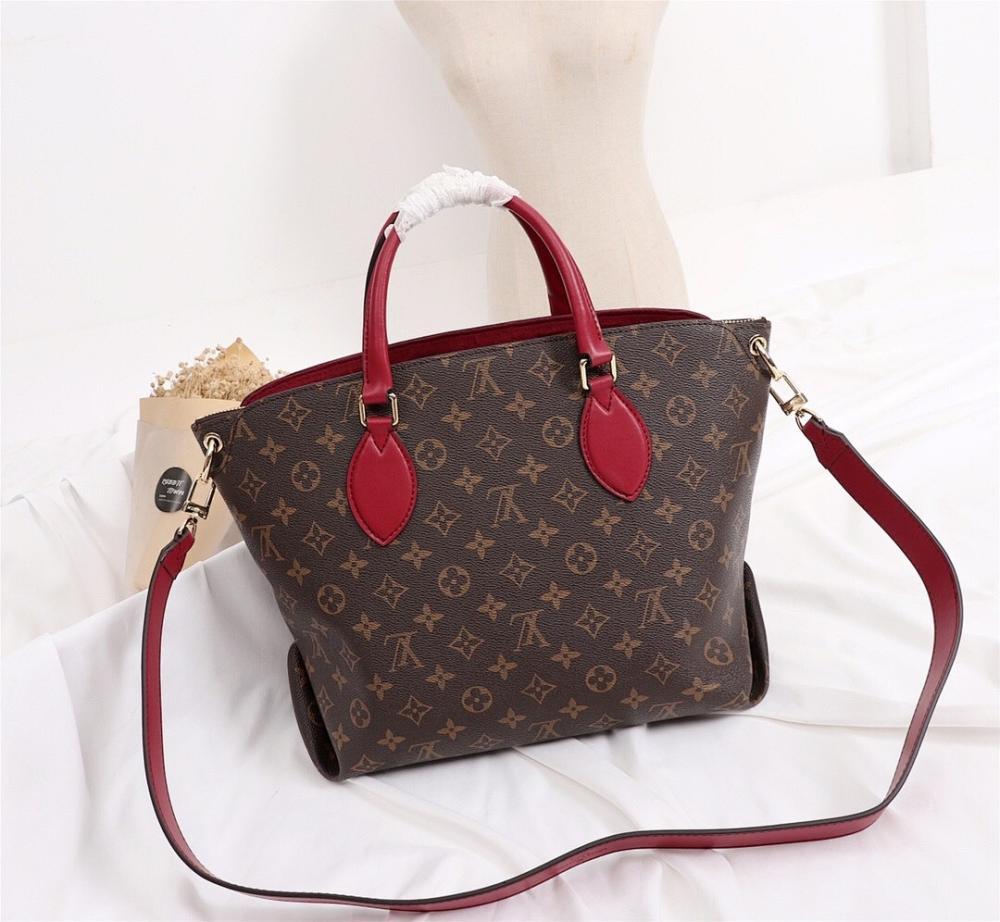 Modern Monogram Leather Tote Bag 36x28x17cm