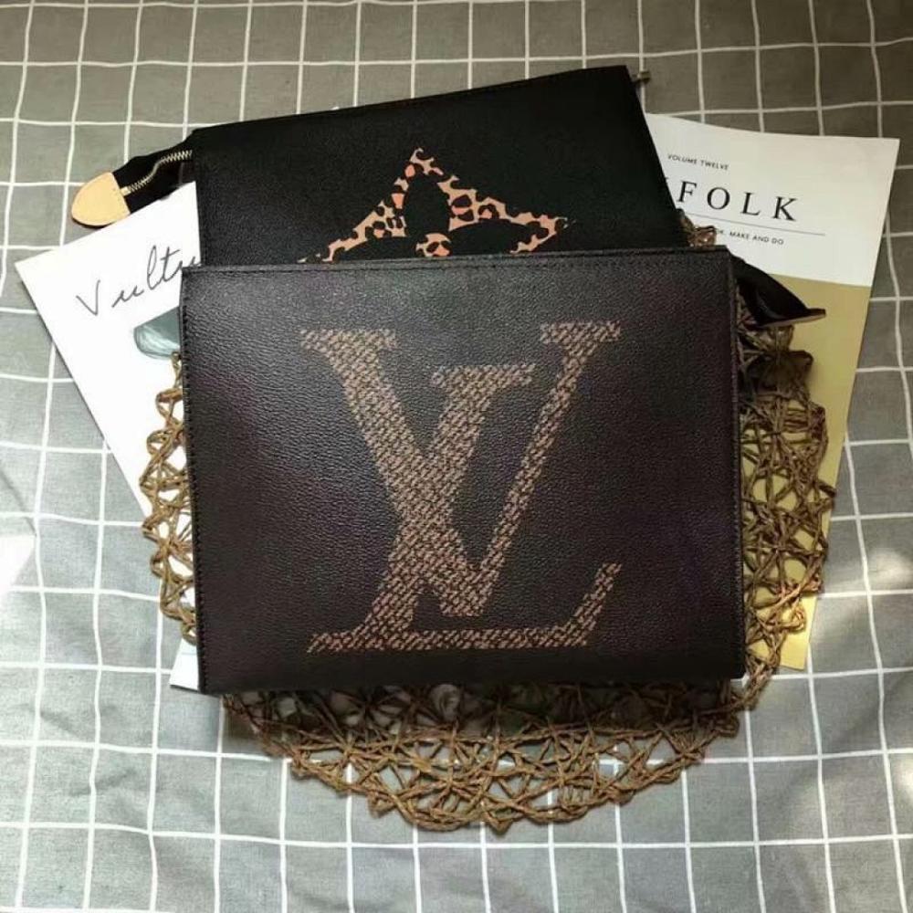 Luxury Elegant Monogram Canvas Top Handle Bag
