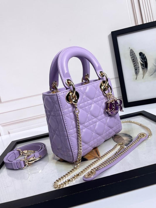 Stylish Leather Shoulder Bag 17x15x7cm