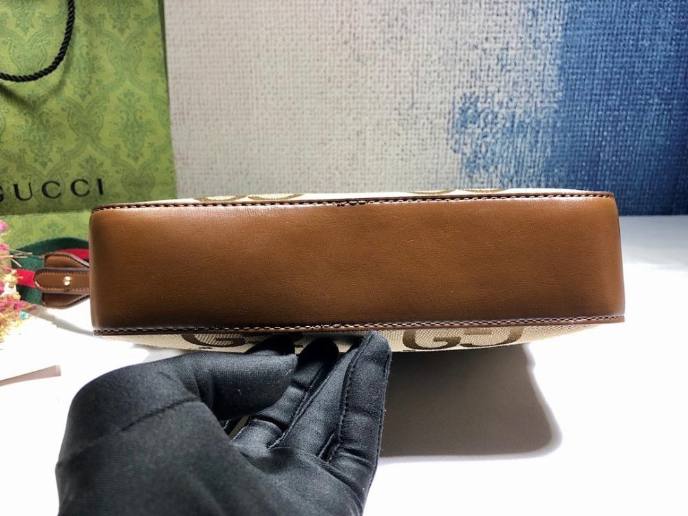 Modern Refined Monogram Leather Top Handle Bag 25.5x20x6cm