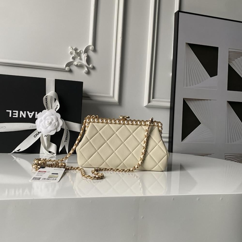 Gold Lambskin Wallet Style 66313277