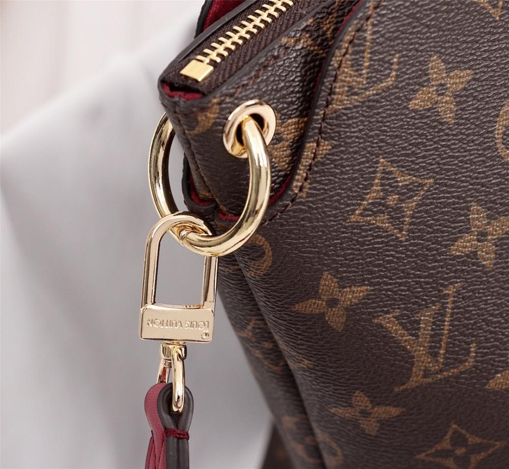 Modern Monogram Leather Tote Bag 36x28x17cm