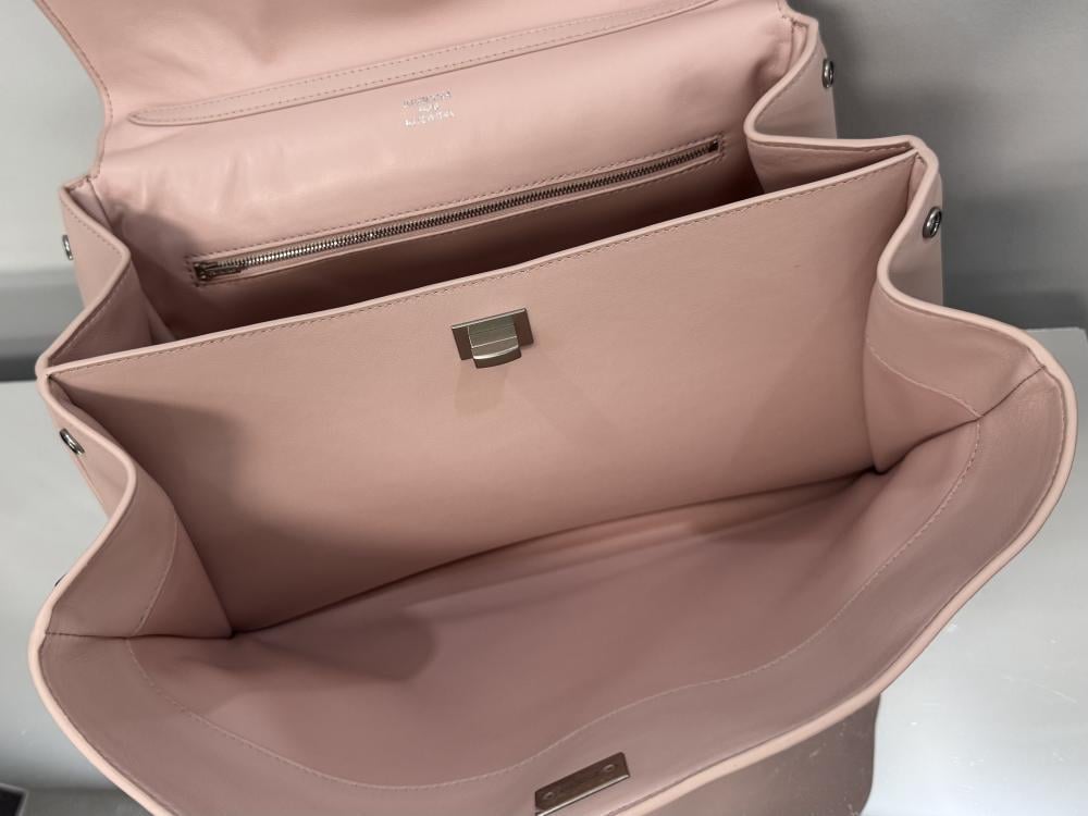 Leather Top Handle Bag Style 1800061197