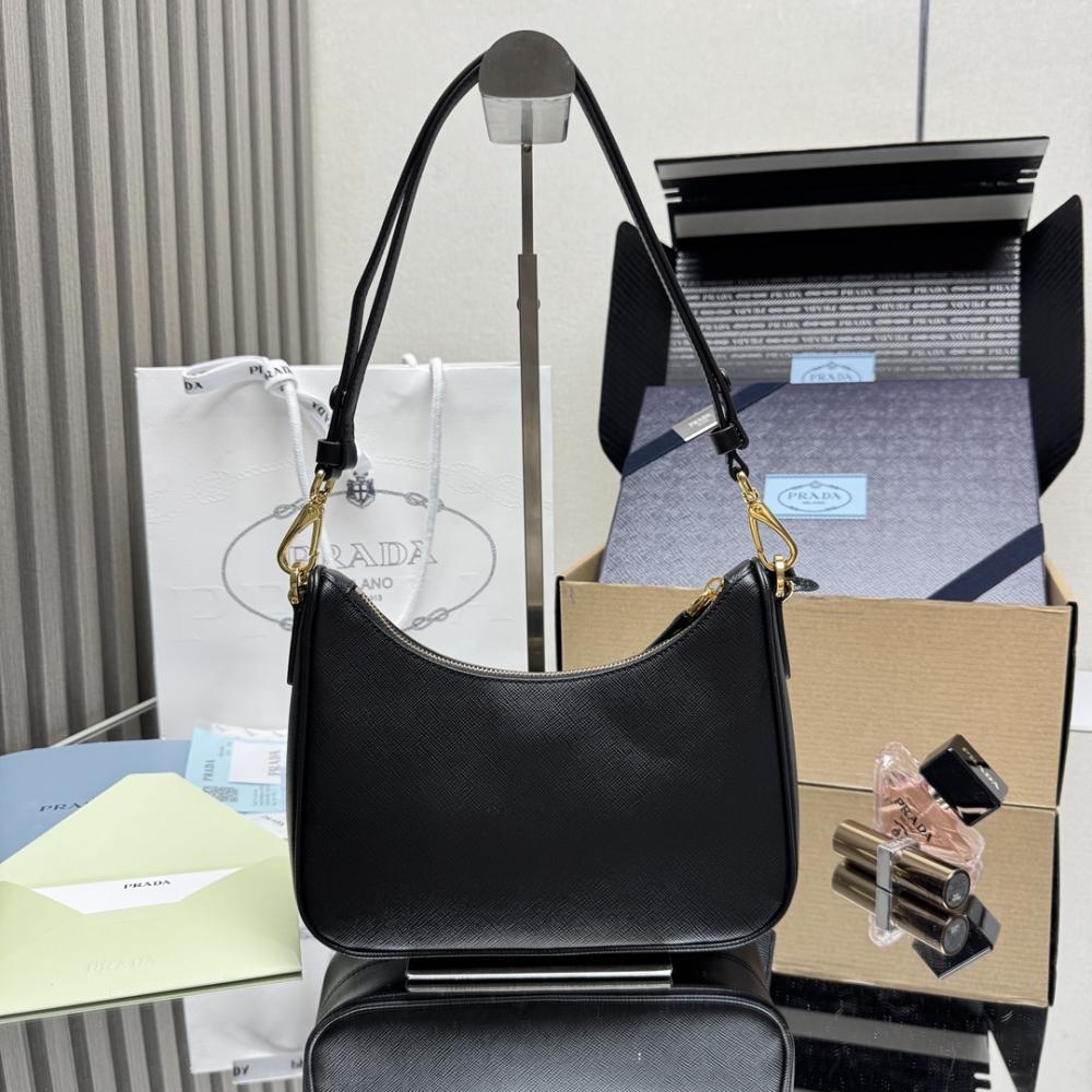 Saffiano Leather Hobo Bag Style 1168310989