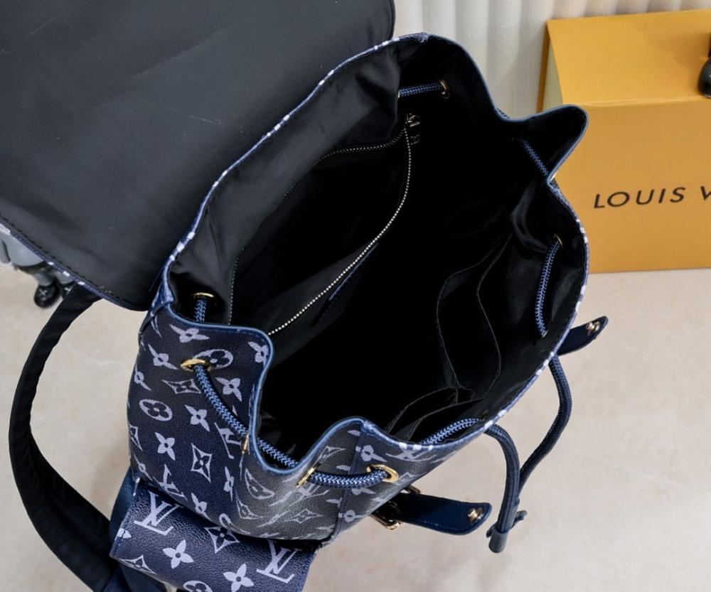 Stylish Blue Denim Backpack