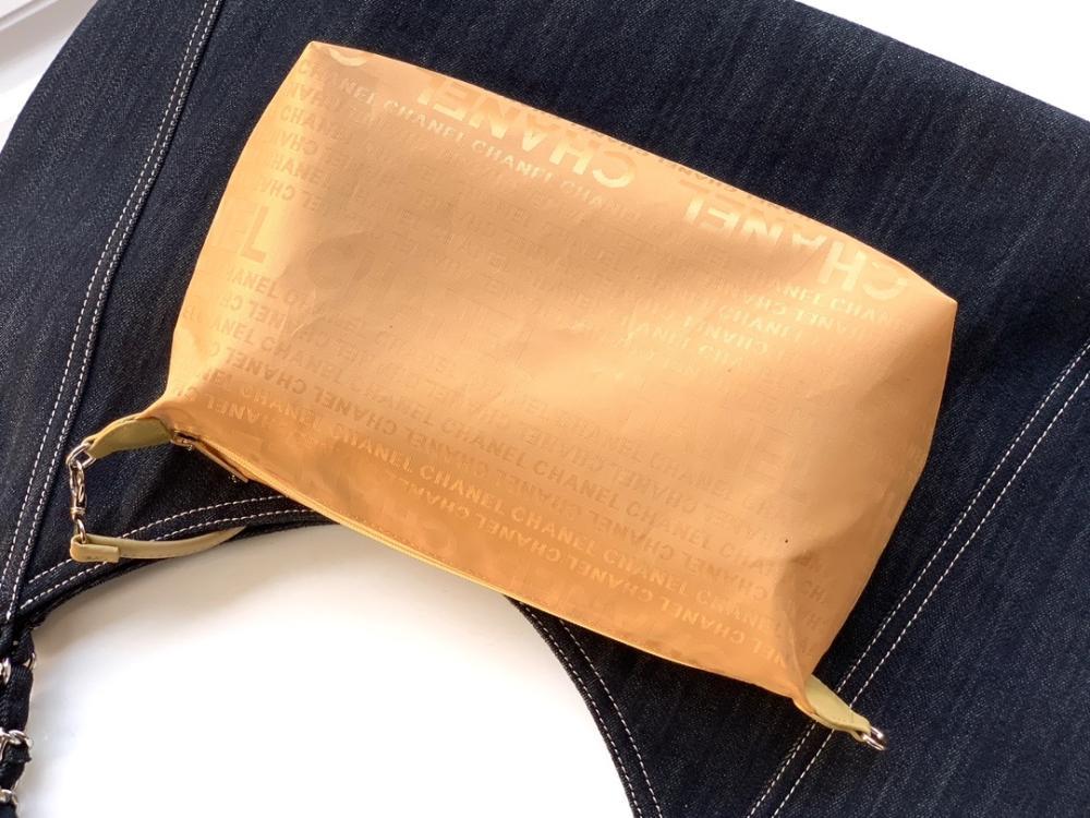 Embroidered Denim Tote Bag Style 371588755