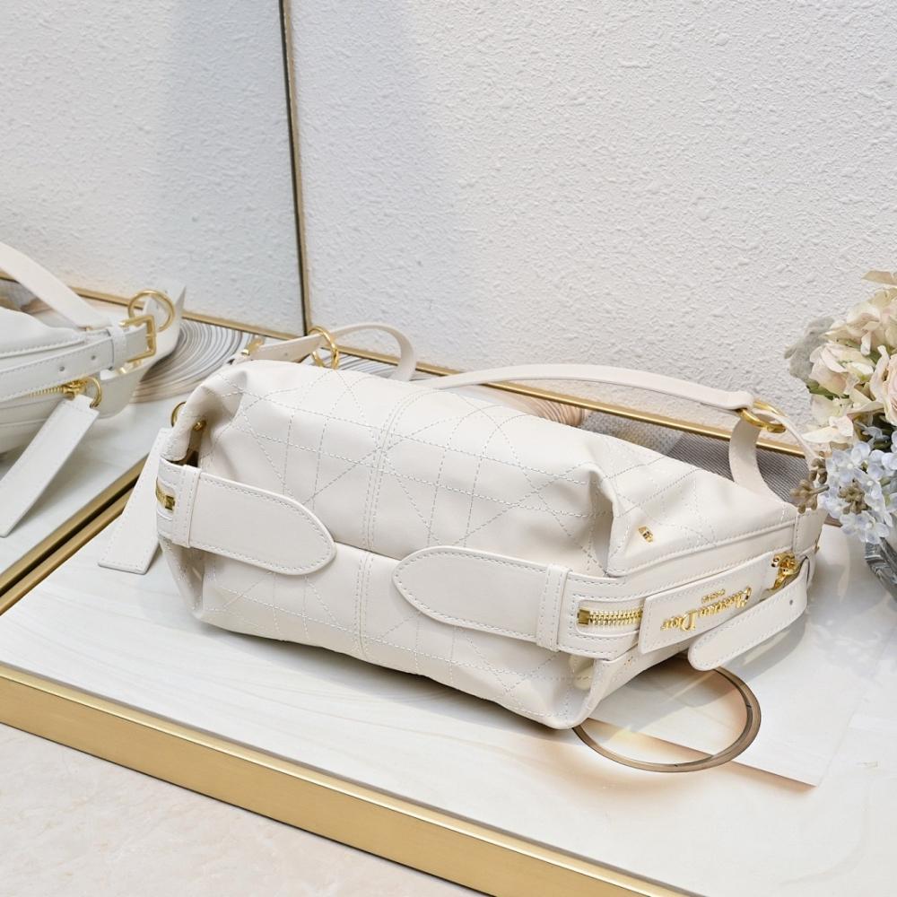 Modern Luxury Calfskin Shoulder Bag