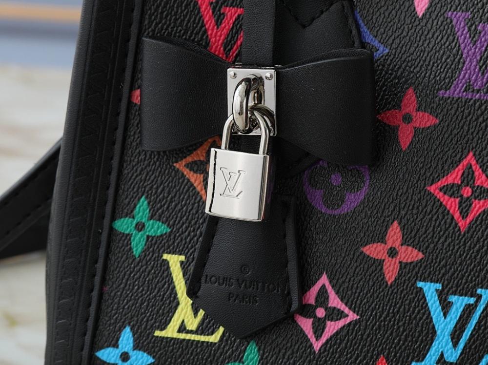 Modern Italian-Inspired Monogram Leather Shoulder Bag 25x19x11.5cm