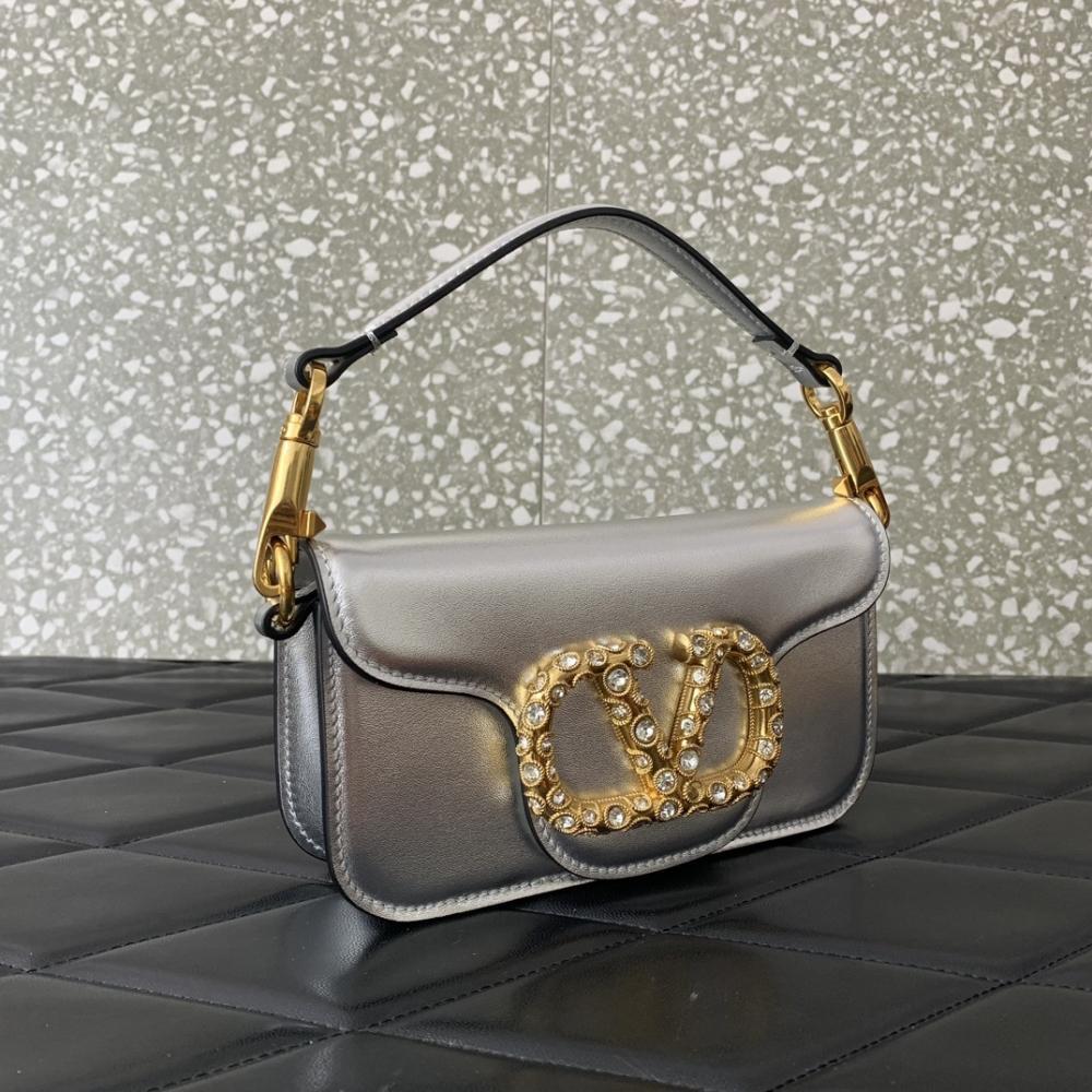 Crystal-Embellished Calfskin Wallet Style 1356258043