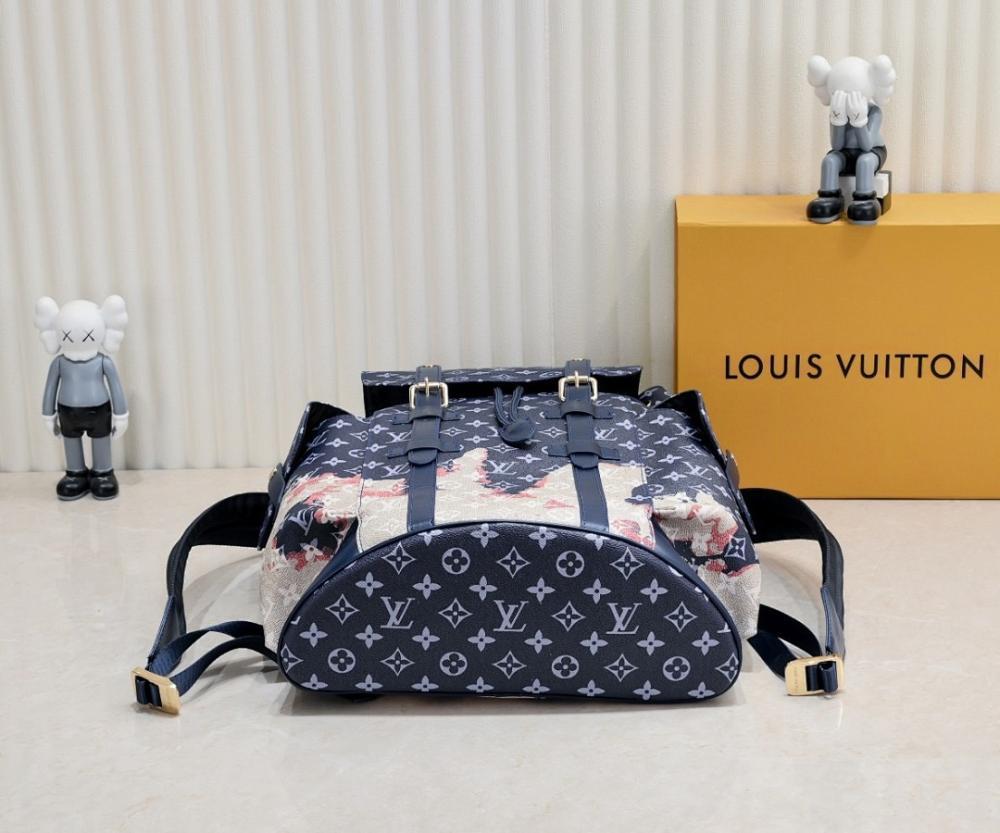 Stylish Blue Denim Backpack