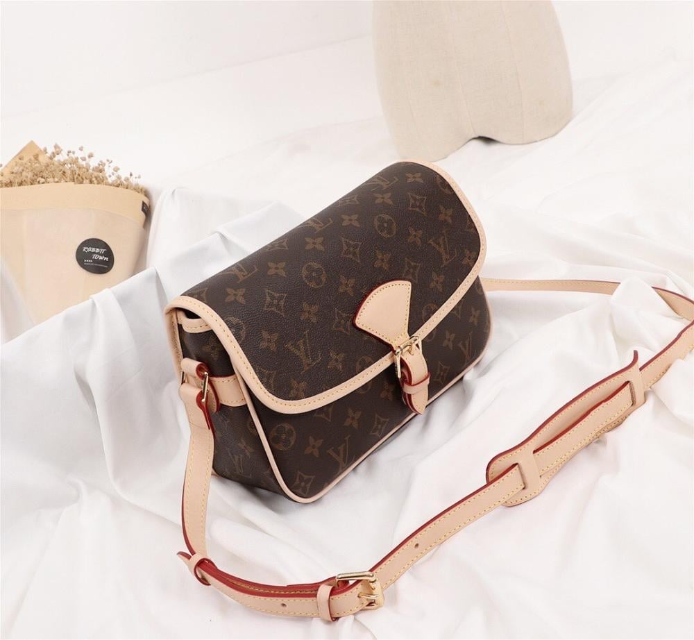 Luxury Refined Leather Shoulder Bag 27x17x9cm