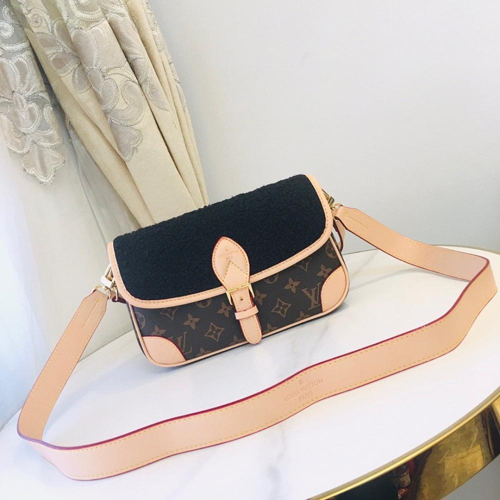 Stylish Jacquard Shoulder Bag Pink 24x9x15cm