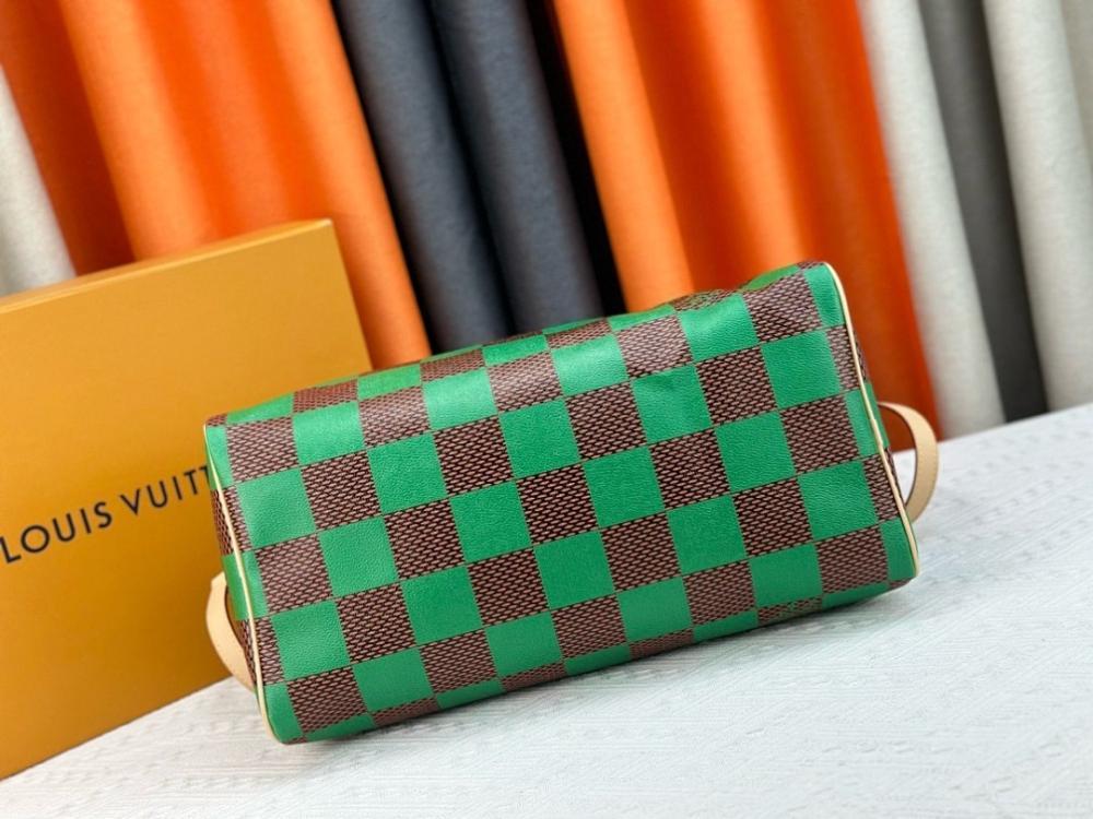 Stylish Refined Printed Leather Top Handle Bag 40x26x23cm