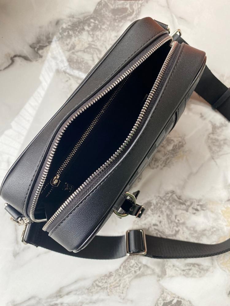 Modern Italian-Inspired Leather Crossbody Bag 27x18x7cm