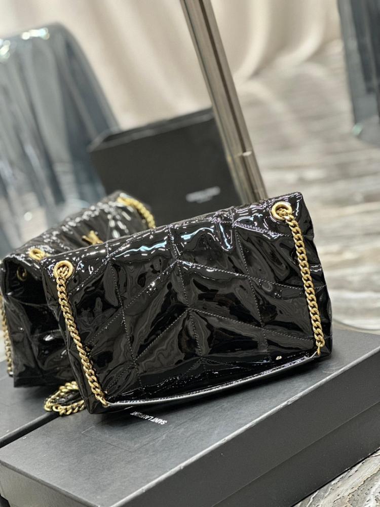 Classic Gold Quilted Leather Shoulder Bag