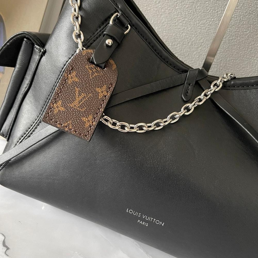 Classic Refined Leather Top Handle Bag 33.5x23x15cm