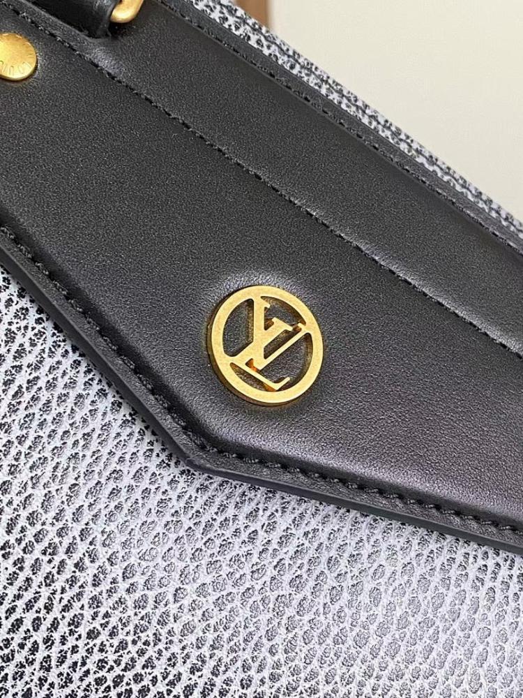 Luxury Refined Leather Crossbody Bag 38x15x15cm