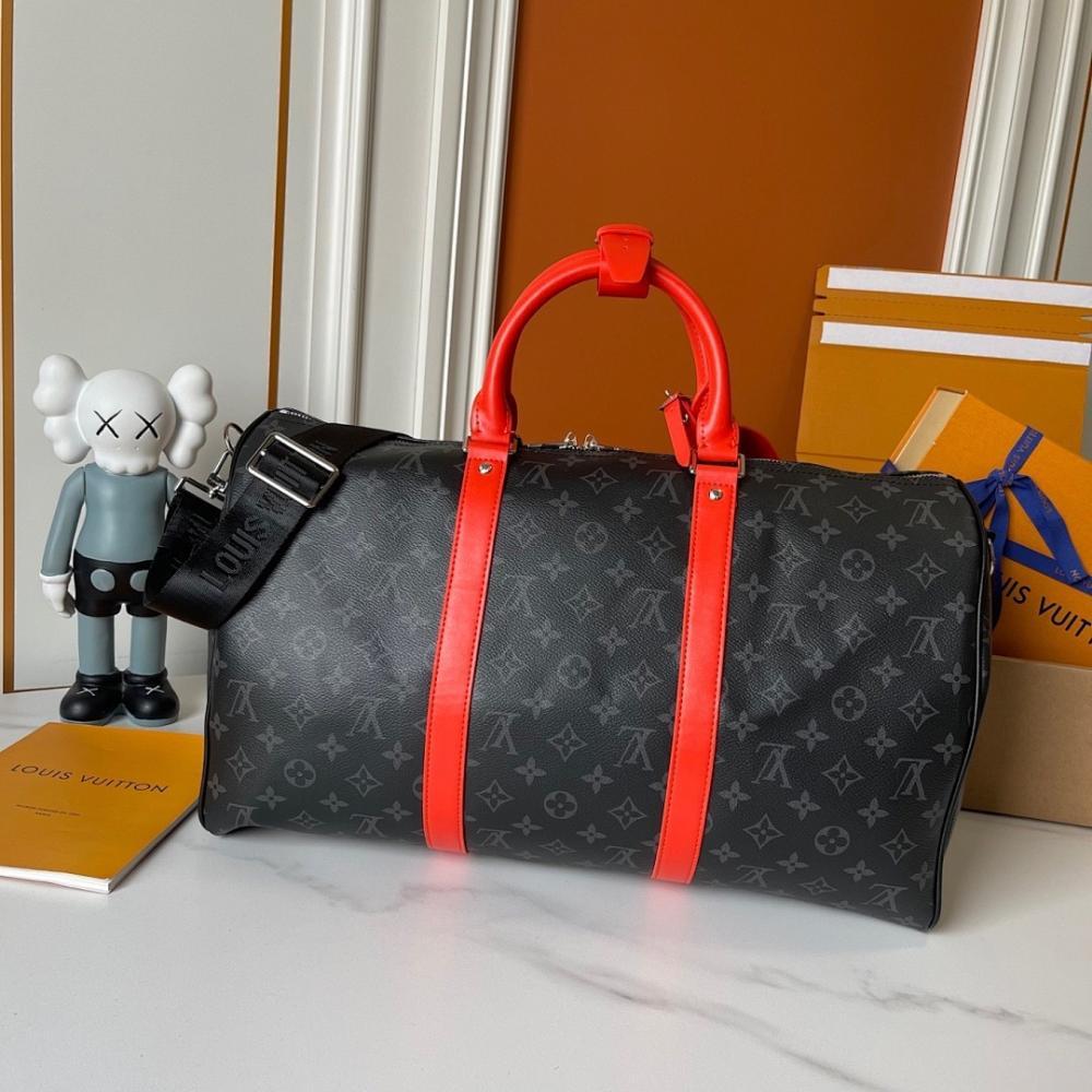 Keepall Monogram Leather Travel Bag Style 568935251