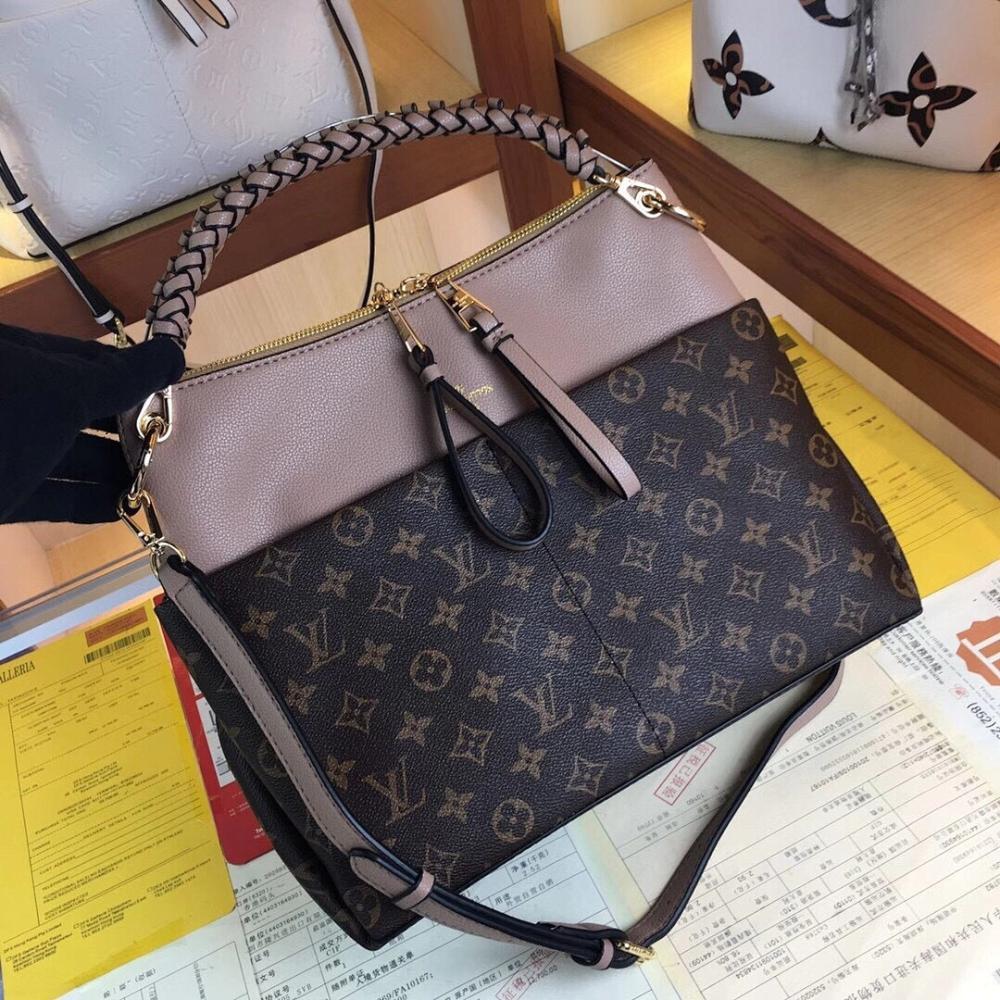 Modern Refined Leather Shoulder Bag 32x28x14cm