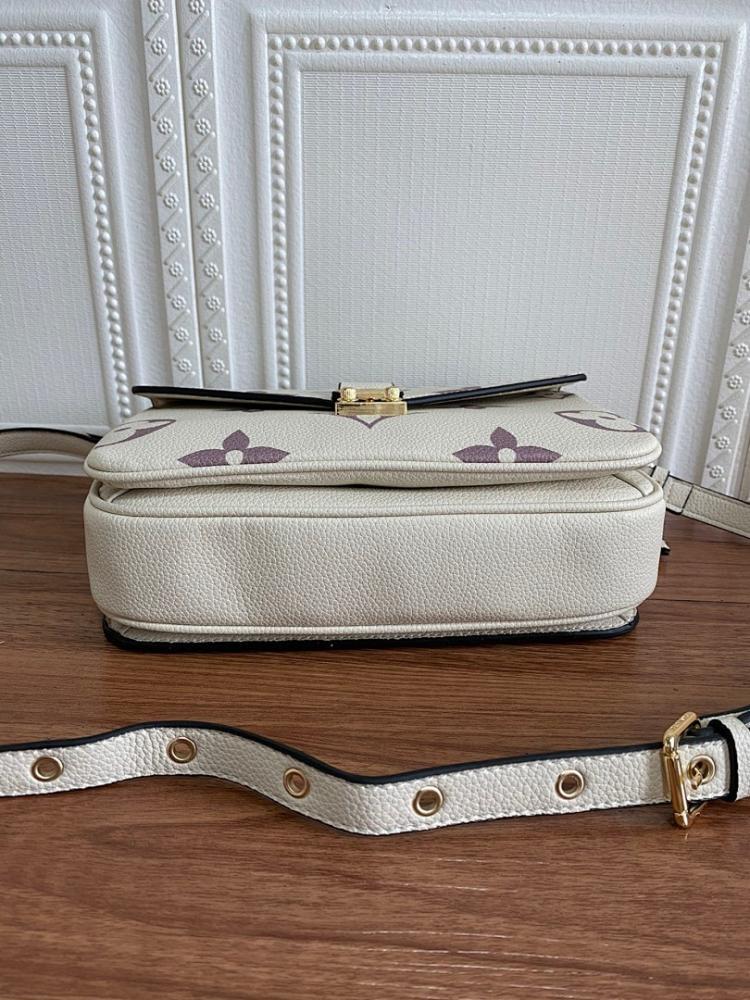 Modern Elegant Leather Shoulder Bag 25x19x7cm