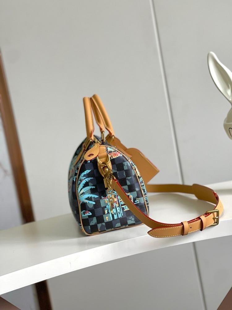 Stylish Jacquard Shoulder Bag 25x15x15cm