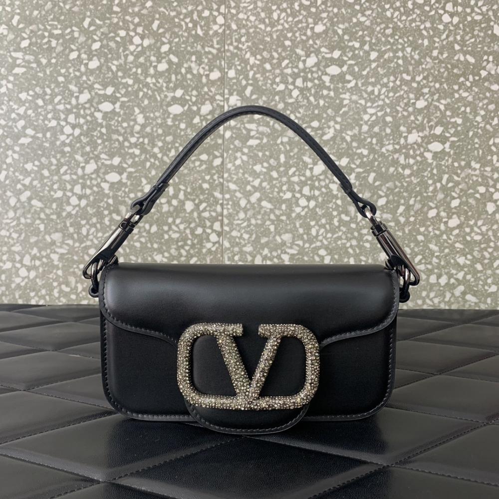 Crystal-Embellished Calfskin Top Handle Bag Style 1781491136