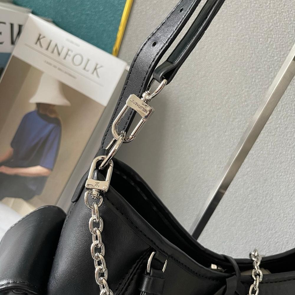 Classic Refined Leather Top Handle Bag 33.5x23x15cm