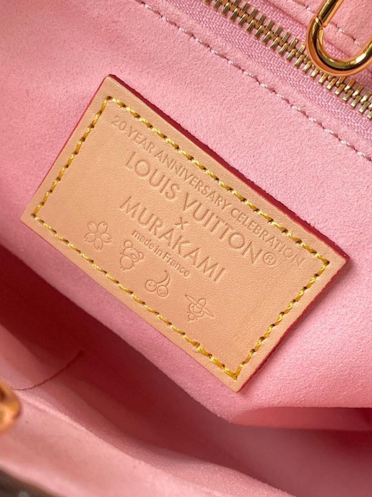 OnTheGo Monogram Leather Top Handle Bag Pink
