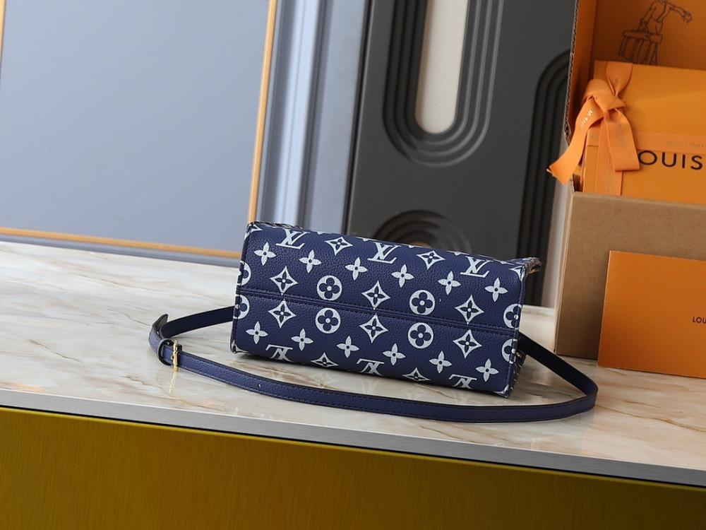 OnTheGo Monogram Leather Tote Bag 25x19x11cm
