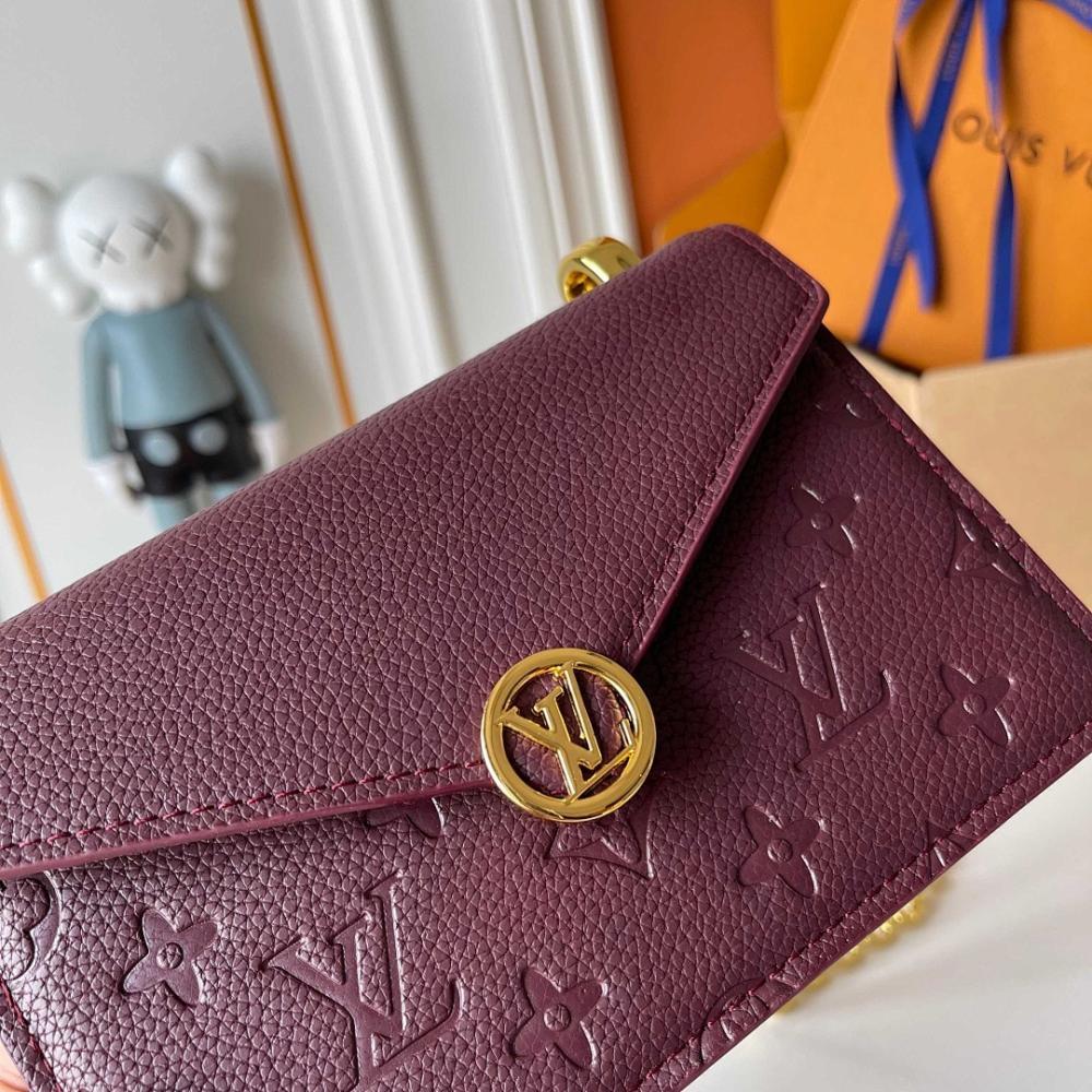 Elegant Stylish Monogram Shoulder Bag 19.5x13.5x6.5cm