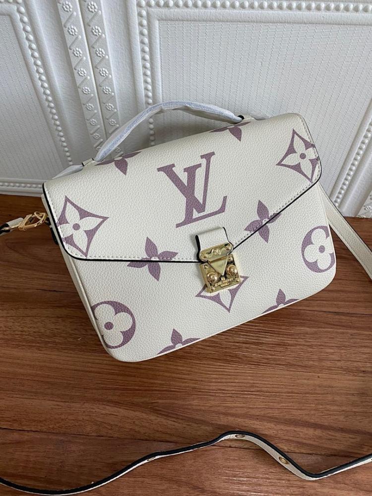 Modern Elegant Leather Shoulder Bag 25x19x7cm