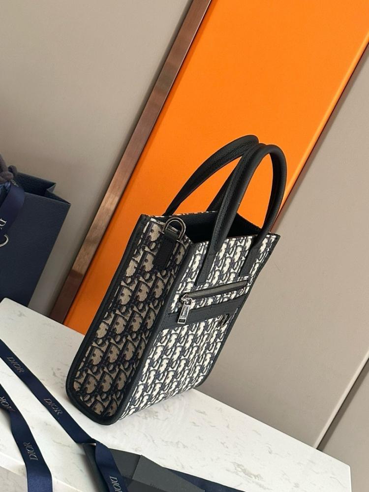 Elegant Stylish Black Printed Leather Shoulder Bag Black/Beige 21x23.5x7.5cm