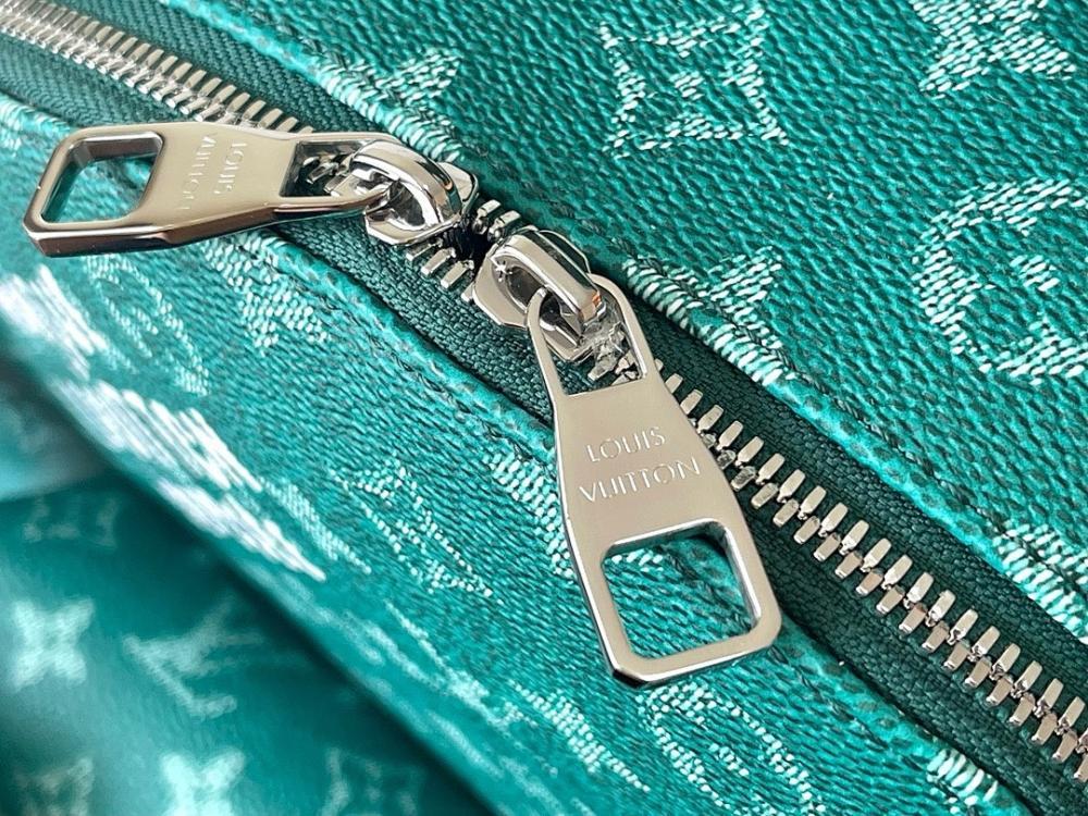 Stylish Green Canvas Top Handle Bag