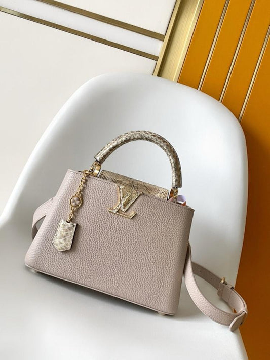 Leather Top Handle Bag Style 575611929