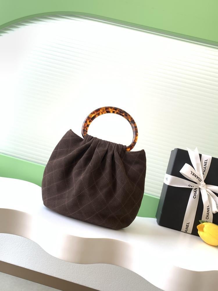 Suede Top Handle Bag Style 1170960161