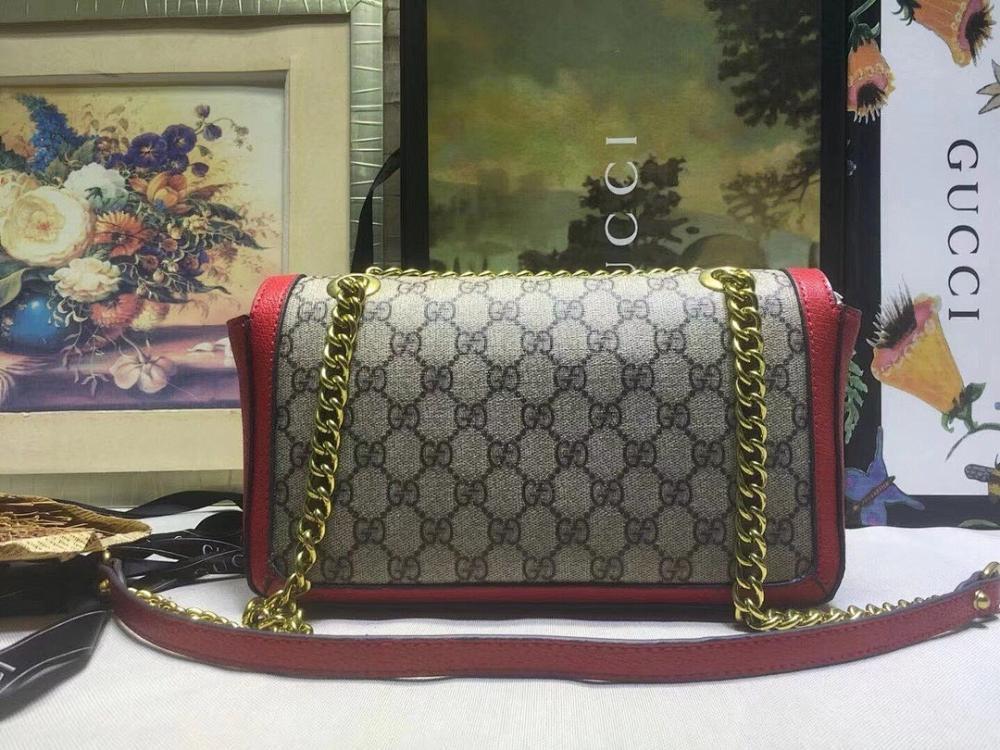 Alma Red Top Handle Bag Red/Green