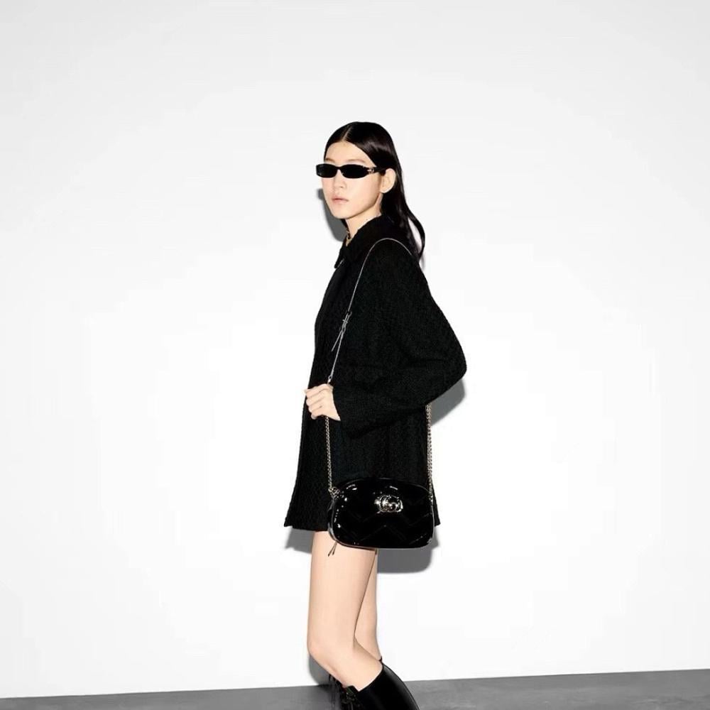 Luxury Refined Crossbody Bag 24x13x7cm