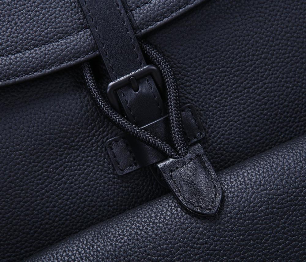 Modern Italian-Inspired Quilted Leather Shoulder Bag 30x42x17cm