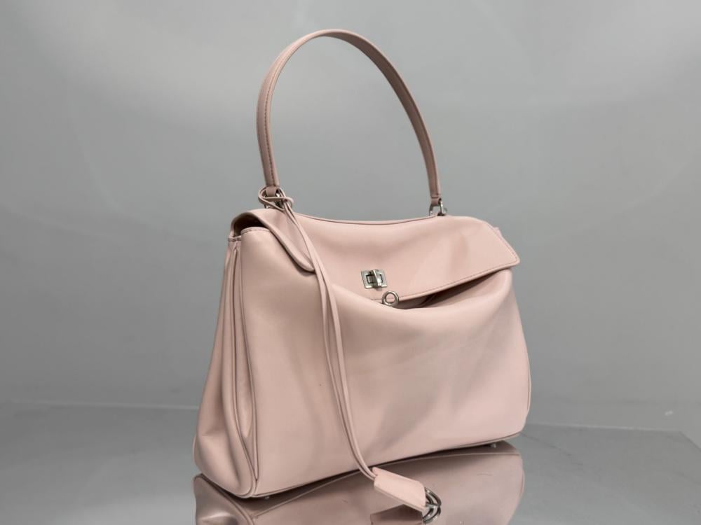 Leather Top Handle Bag Style 1800061197
